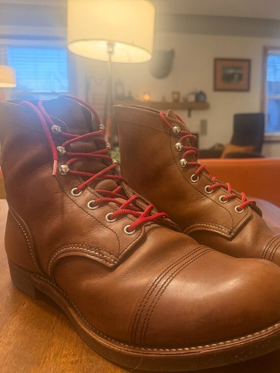 Red Wing 8111 Iron Ranger Boots Sz 14D main image 6